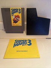 Super Mario Bros. 3 (Nintendo NES, 1990) Left Bros W/ Manual EXCELLENT CONDITION