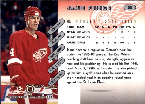 1997-98 DONRUSS Base Commons Stars RCs 🥅 YOU PICK 🥅 Complete Your NHL Set - Picture 120 of 476