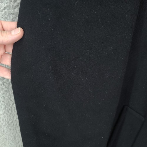 Lauren Ralph Lauren Coat Mens 42 Long Cashmere Blend Woven In Italy Black - Picture 10 of 17