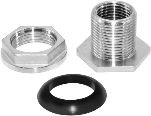 Stainless Steel 1" Bulkhead Water Tank Connector - Pack of 5 - Picture 8 of 8