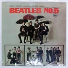 BEATLES NO.5 APPLE AR8028 Japan RED VINYL VINYL LP