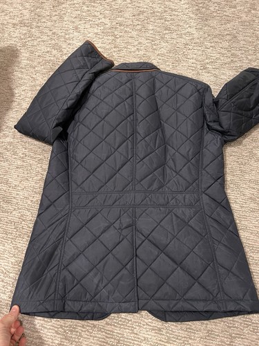 Ralph Lauren Gr. Large gesteppter Sport Mantel Jacke Chirurgenbündchen Navy B - Bild 6 von 8