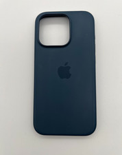 Apple iPhone 15 Pro Silikon Schutzhülle mit MagSafe Winterblau, hoher Schutz