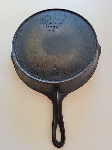Vintage Wagner Ware 10" Gusseisen Doppel Auslauf Pfanne #8s - Bild 3 von 12
