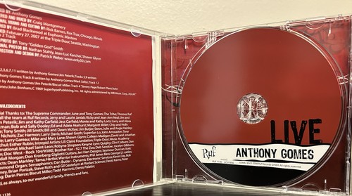 ANTHONY GOMES LIVE  CD Ruf Records (Ruf 1136) LN Free Shipping - Picture 3 of 3