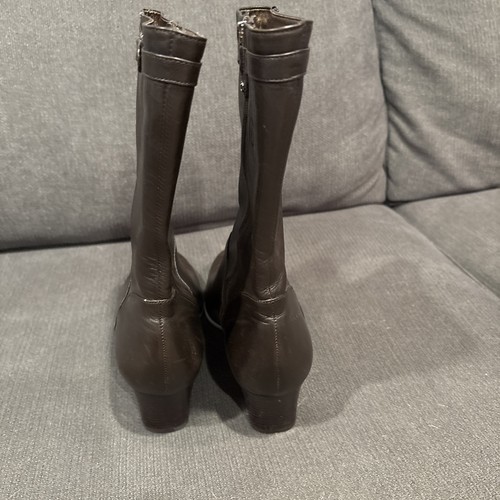 Cole Haan Women's NEVE. SHORT BOOT, DK CHOC NAPPA, Size 8, D17639 - Picture 6 of 7