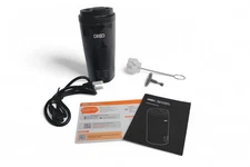 Dreo Milk Frother, 4-in-1 Electric Frother for Coffee, Hot and Cold Black 