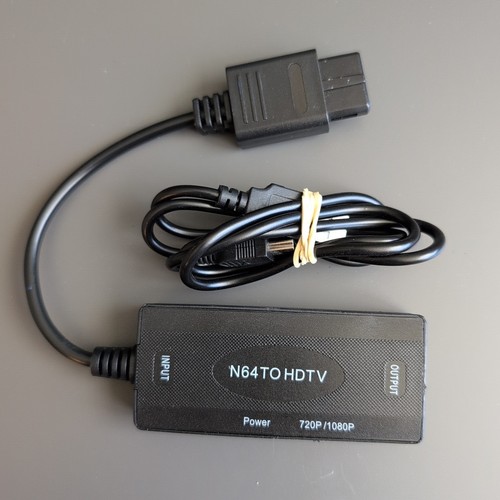 Adaptateur Convertisseur N64 vers HDMI Câble HD pour Nintendo Gamecube NES SNES N64 Series