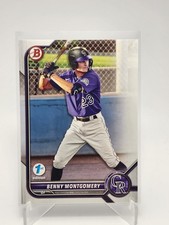 2022 Bowman Draft 1st Edition #BD-155 Benny Montgomery
