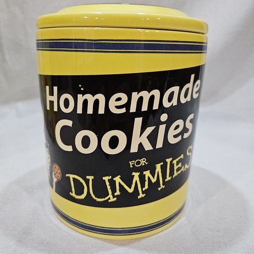 Vintage Homemade Cookies For Dummies Novelty Cookie Jar (Ceramic) - Picture 5 of 16