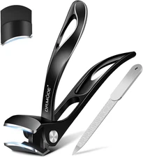Angled Head Toe Nail Clippers for Thick Nails for Seniors, Slanted Large Toenail