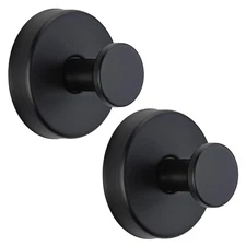 Suction Cup Hooks for Shower No-Drill Bathroom Hooks for Towels, Robes, Loofa...