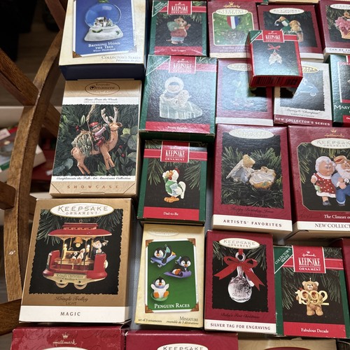 Vintage Hallmark Christmas Ornament Lot Of 134 New In Box Great Variety 80’s-20s - Picture 20 of 24