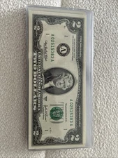 Billetes De 2 Dólar Año 2003 En Secuencia De Letras Y Números De La A a La L