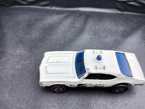Hot Wheels Redline Olds 442 State Police Cruiser White - Picture 4 of 9