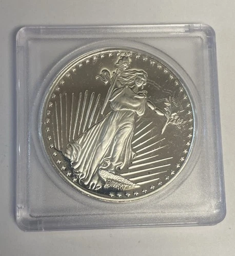 1 oz .999 Saint Gaudens Fine Silver Round, Silvertowne