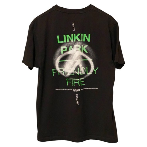 Linkin Park Black T-Shirt Tour Men's Size L Friendly Fire Music Band - Picture 2 of 6