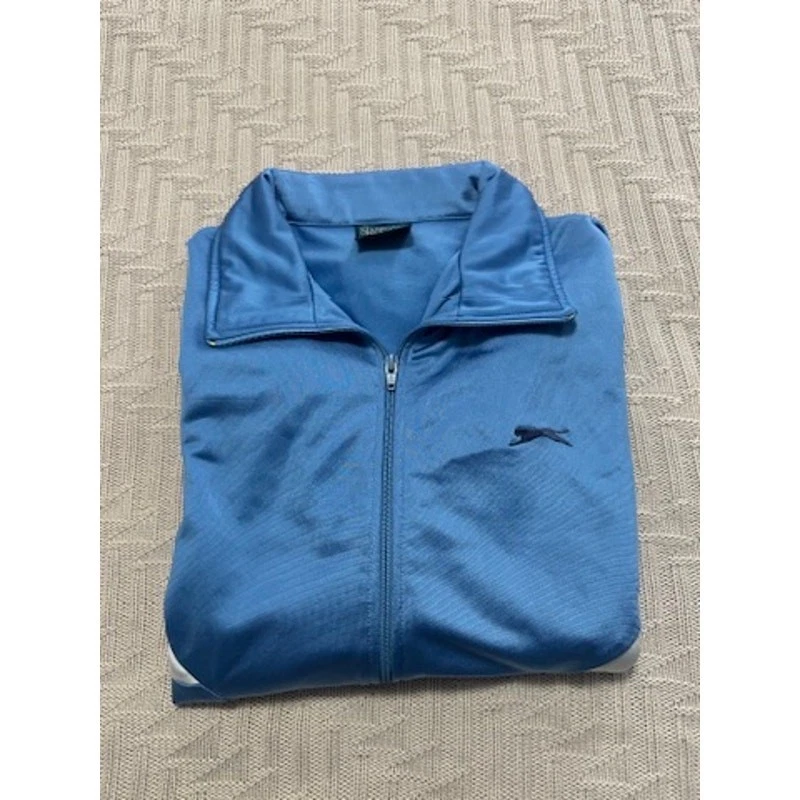 Slazenger light blue full zip light golf jacket size XL