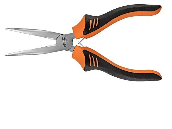 01-253 Zange Gerade,Halbrund,Universell,VerläNgert 180Mm Neo Tools-image