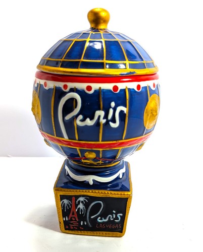 Paris Las Vegas Casino Ceramic Balloon Display Piece 9" Hand-Painted Collectible - Picture 4 of 8