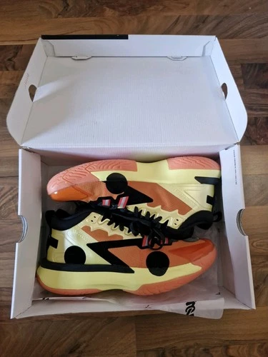 Jordan Zion 1 SP Naruto Kyuubi Electric Yellow Orange Sneaker Gr.44 Nike Neu