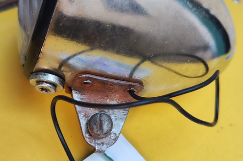 VINTAGE HEADLIGHT MONDIAL BRAND YEARS 60 FANALE BICI VINTAGE - Picture 10 of 10