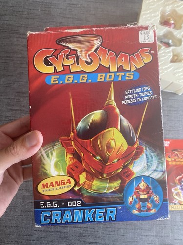 Cyclonians E.G.G B.O.TS 002 CRANKER Roboter Kreisel Bandai GEBRAUCHT - Bild 7 von 15