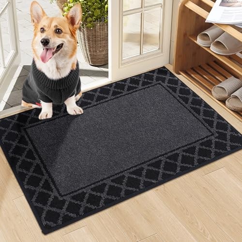  Door Mat Dirt Trapper Non Slip Entryway Rugs Absorbent Welcome Mat Low 