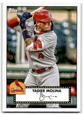 2021 Topps #T52-30 Yadier Molina 1952 Redux