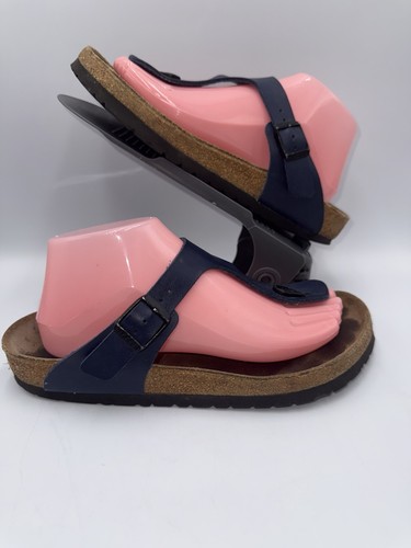 Sandali Birkenstock donna 39 blu Giza Birko-Flor slip on scarpe infradito - Foto 5 di 11