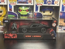 DC Comics - The Batman Movie 2022 Batmobile w/ Figure - 1:32 Scale Jada Toys G1