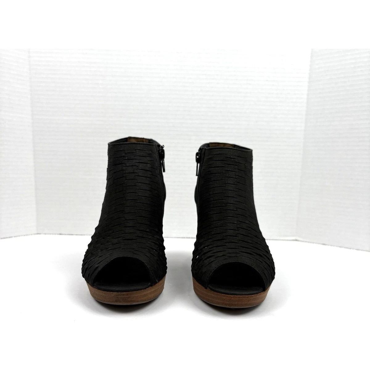 Botines De Combate Para Mujer Paul Green – Negro, Con Cordones Y Cremallera Lateral