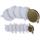 80 Pcs Drum Bung Plug Iron Caps Oil Drum Seal Caps for 200 L Barrels