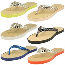 Savannah Womens Flip Flops With Top Details
