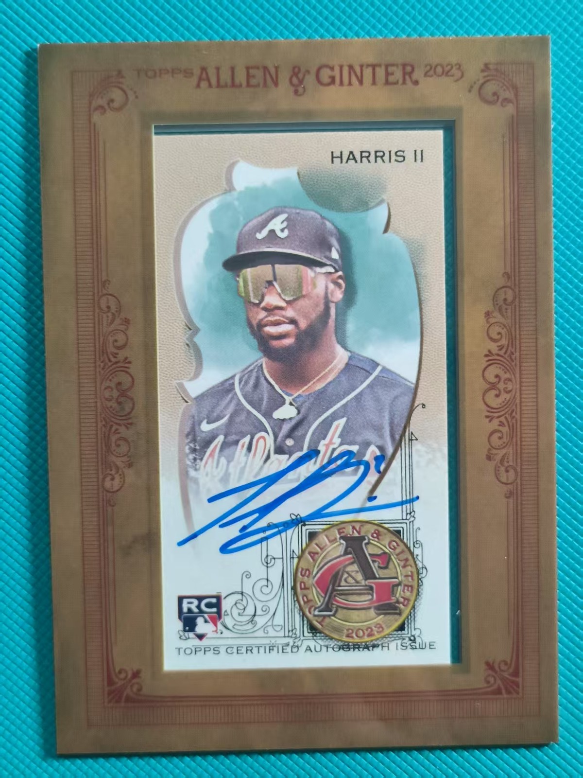 Michael Harris II 2023 Topps Allen Ginter Baseball Auto The Worlds Champions RC