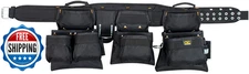 CLC Custom Leathercraft 5605 Professional Carpenters Combo Tool Belt, 18 Pocket