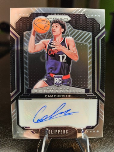 2024-25 Panini Prizm - Rookie Penmanship Cam Christie AU, RC)