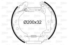 VALEO Bremsensatz Trommelbremse Hinten für SMART CITY-COUPE (450) 554763