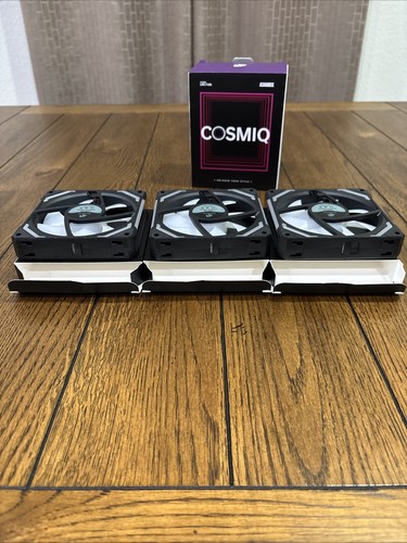 AsiaHorse COSMIQ 120MM Uni Gehäuselüfter, Infinity Mirror FDB - 3er Pack -D4 - Bild 16 von 22