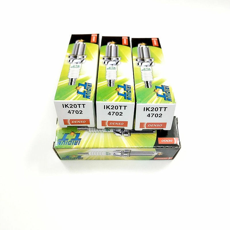 4Pcs For Denso Spark Plugs IK20TT 4702 For Chevrolet Audi Mitsubishi Honda QC
