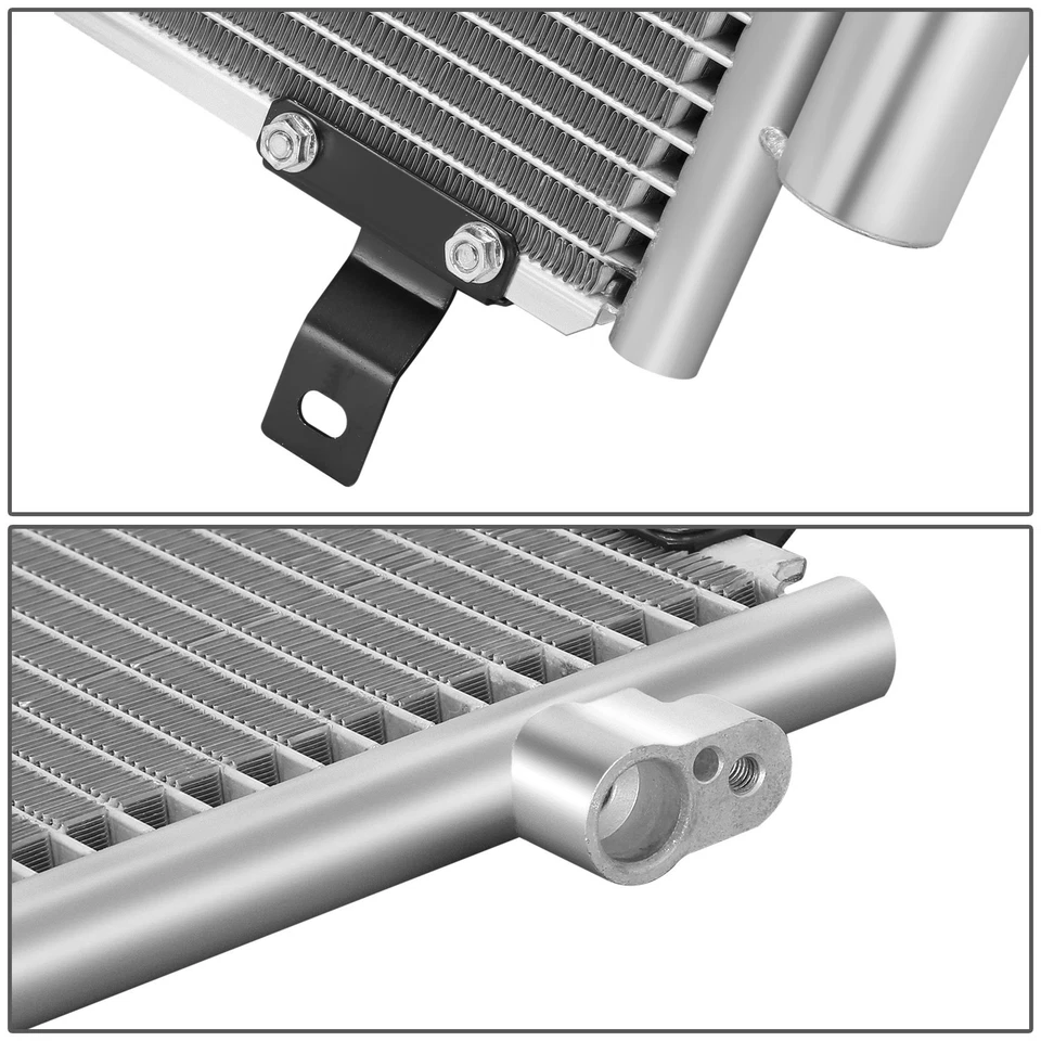 Repuesto condensador de aire acondicionado delantero de aluminio estilo fábrica Acura MDX 2014-2020 Foto 3 de 4