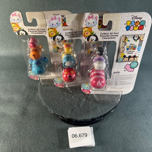 Disney Tsum Tsum Series 1 Jakks Pacific Vinyl Figure Lot Cheshire Tigger Stitch - Picture 11 of 11