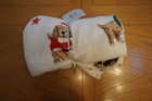 Christmas dogs / puppy soft fleece / throw new tagged 160 x 118 cm