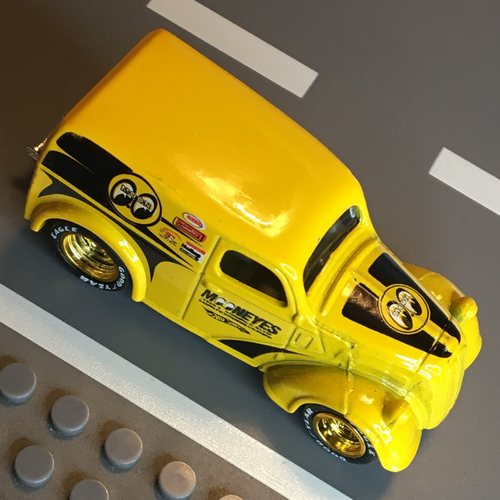 Hot Wheels Mooneyes '48 Anglia Panel Truck CUSTOM Super Real Riders Wheel Swap - Picture 8 of 11