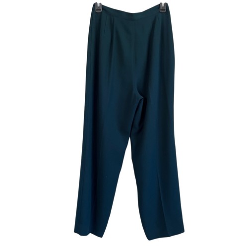 Kasper A.S.L. Women's Double Breasted 2 Piece Pant Suit Set Size 8 Dark Green - Picture 11 of 13