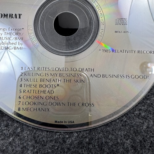 Megadeth Killing Is My Business And Business Is Good Cd Combat These Boots - Imagen 4 de 10