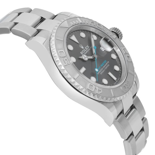 Rolex Yacht Master 40mm Stahl Platin Rhodium Zifferblatt Automatik Uhr 126622 - Bild 4 von 7