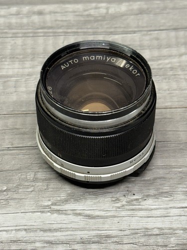Auto Mamiya/Sekor 1:1.4 F=55mm No. 80226 Lens And UV Filter