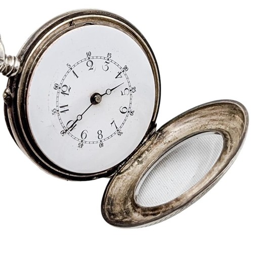 Antique Sterling Silver Pocket Watch - Picture 4 of 6