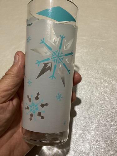 Vintage MCM. Atomic Snowflake 6 1/2" Glas - Bild 3 von 7